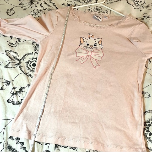 Disney The Aristocats "Marie" Long Sleeve Shirt – 100% Cotton - Picture 8 of 9